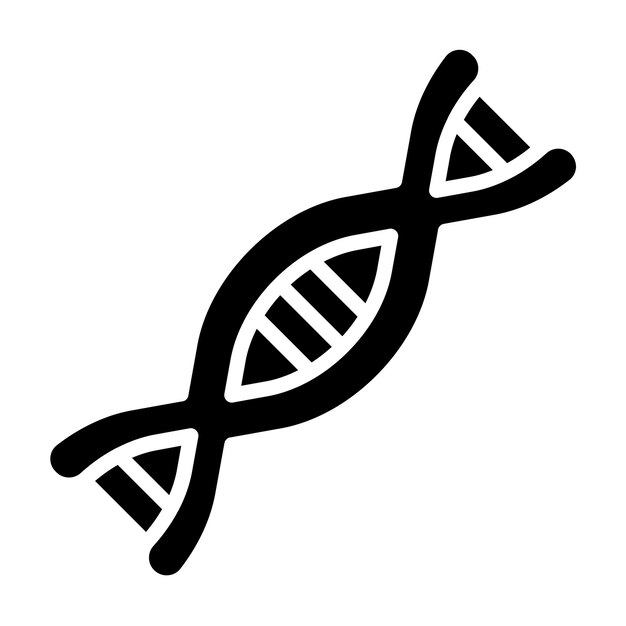 Estilo de ilustración vectorial del ADN
