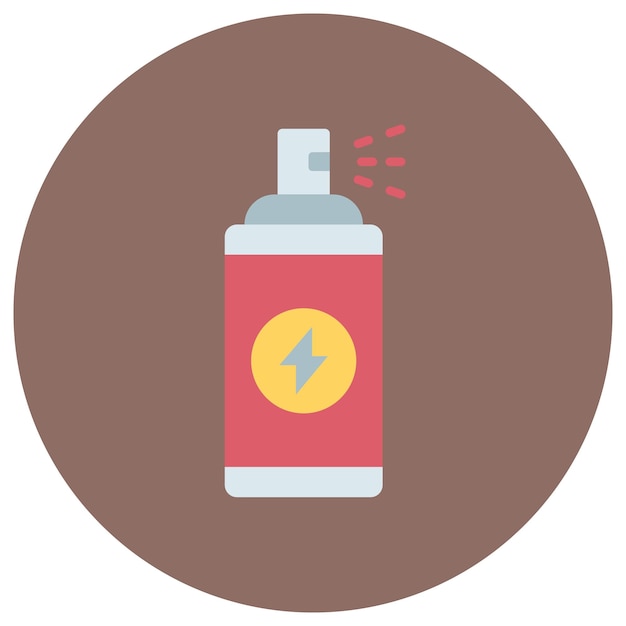 Estilo de ilustración vectorial de aerosol