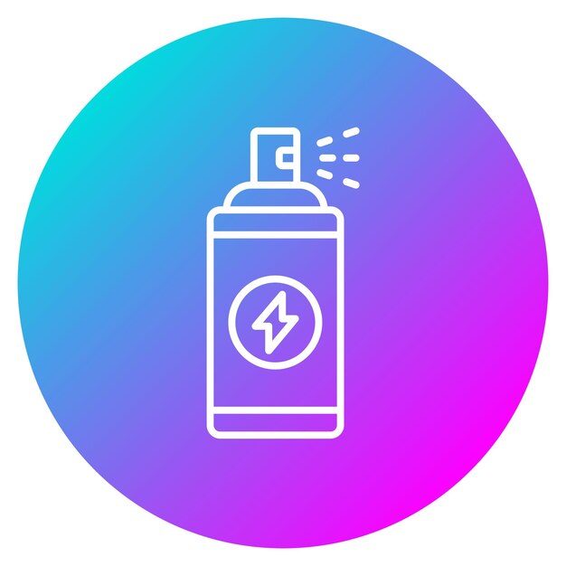 Estilo de ilustración vectorial de aerosol