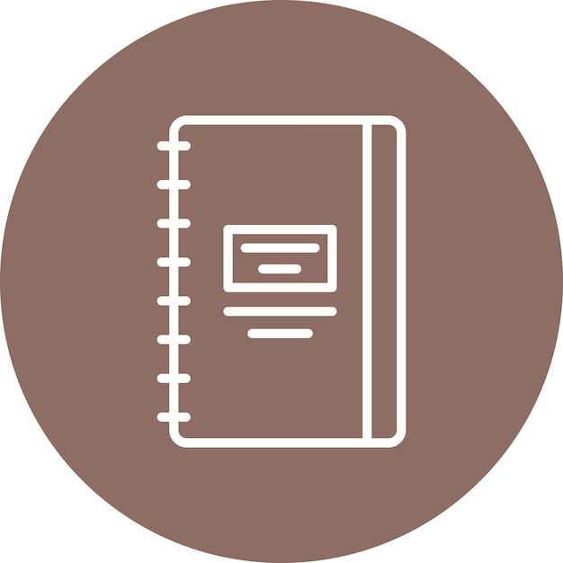 Estilo de ilustración vectorial de la agenda
