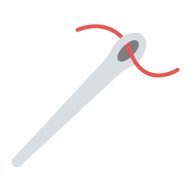 Estilo de la ilustración vectorial de aguja