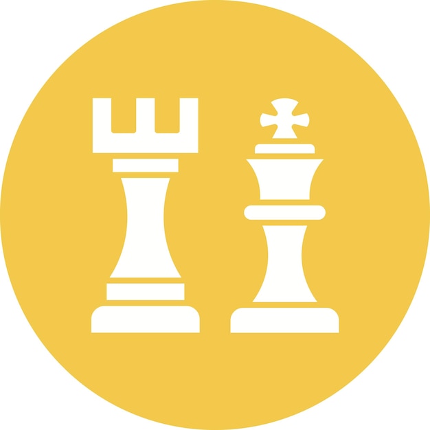 Estilo de ilustración vectorial de ajedrez
