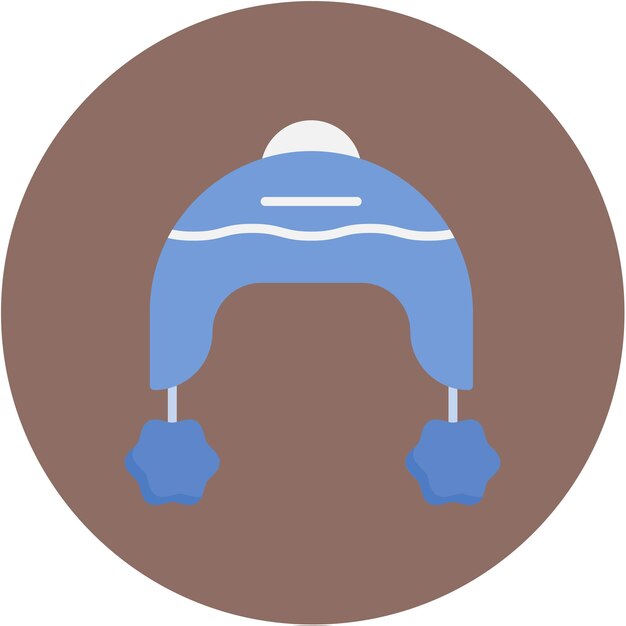 Estilo de ilustración vectorial de las aletas del oído