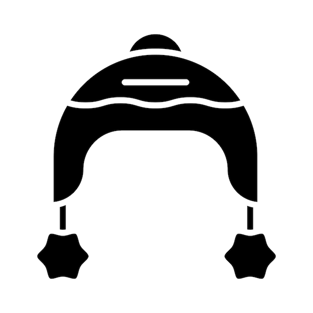 Estilo de ilustración vectorial de las aletas del oído