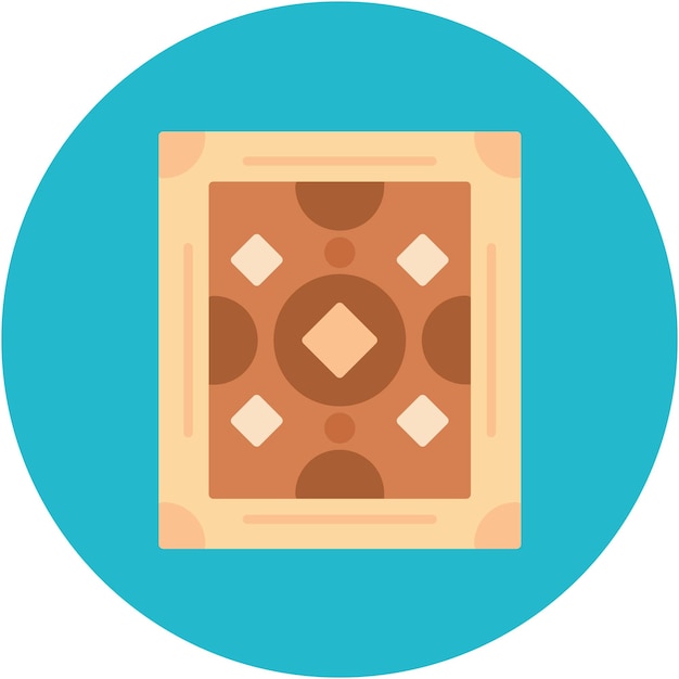 Estilo de ilustración vectorial de alfombras