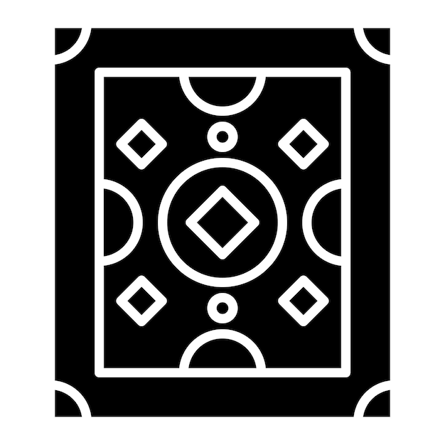 Estilo de ilustración vectorial de alfombras
