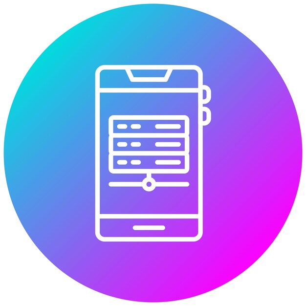 Estilo de la ilustración vectorial de almacenamiento