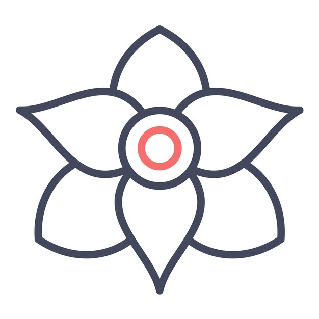 Estilo de ilustración vectorial de Amaryllis