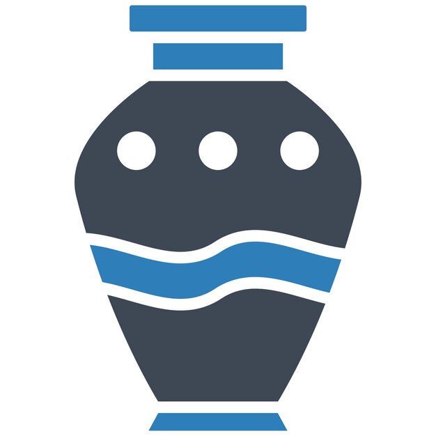Estilo de la ilustración vectorial de Amphora