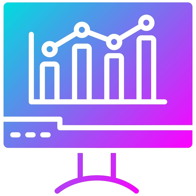 Estilo de ilustración vectorial de análisis de monitoreo