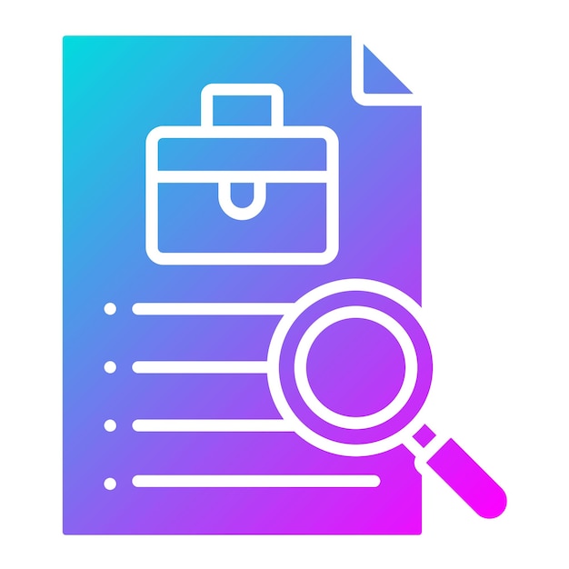 Estilo de ilustración vectorial de análisis de trabajos