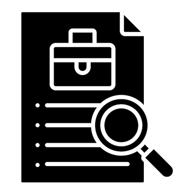 Estilo de ilustración vectorial de análisis de trabajos