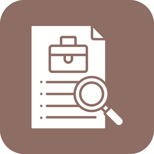 Estilo de ilustración vectorial de análisis de trabajos
