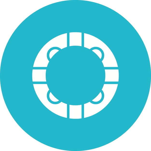 Estilo de la ilustración vectorial del anillo de goma