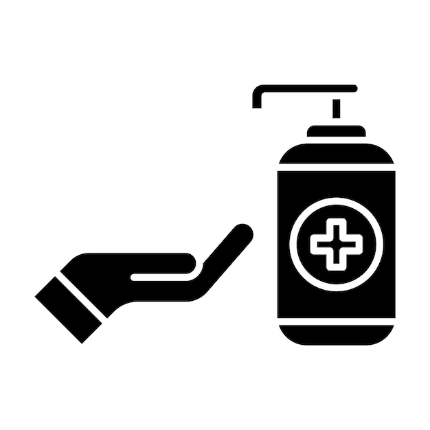 Estilo de ilustración vectorial antiséptico
