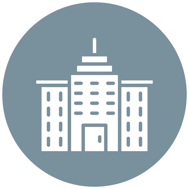 Estilo de ilustración vectorial de los apartamentos