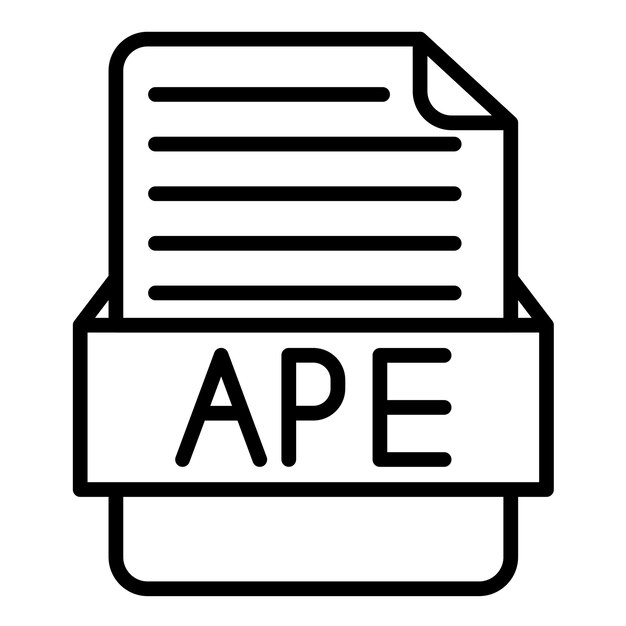 Estilo de ilustración vectorial de APE