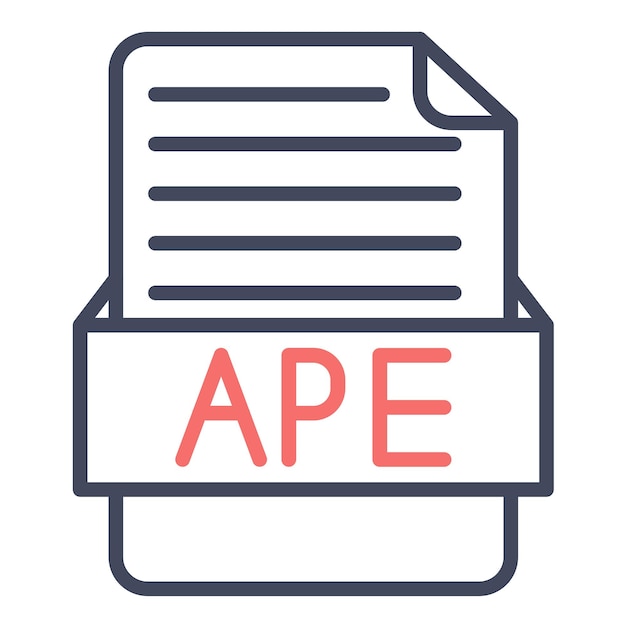 Estilo de ilustración vectorial de APE