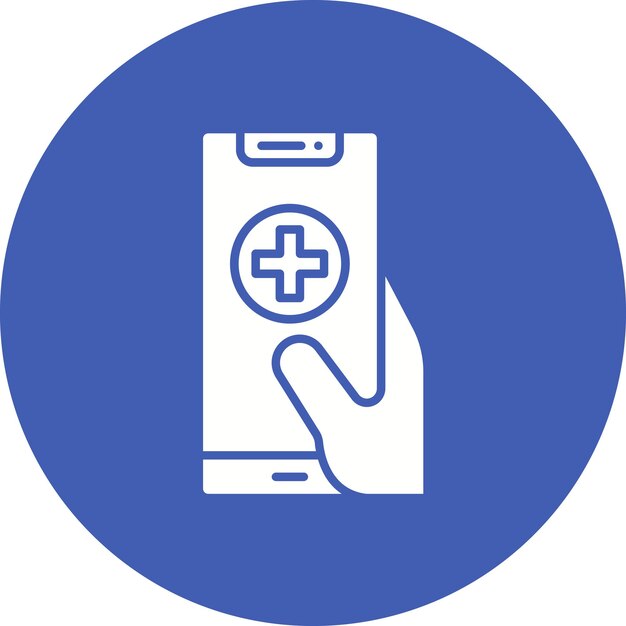 Estilo de ilustración vectorial de aplicaciones médicas