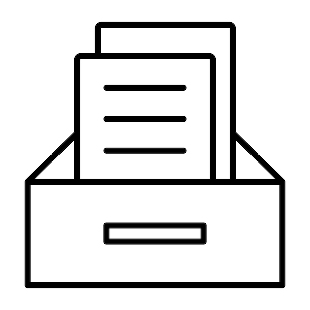 Estilo de la ilustración vectorial del archivo