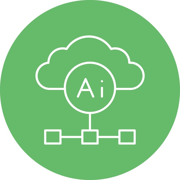 Estilo de ilustración vectorial de arquitectura basada en la nube