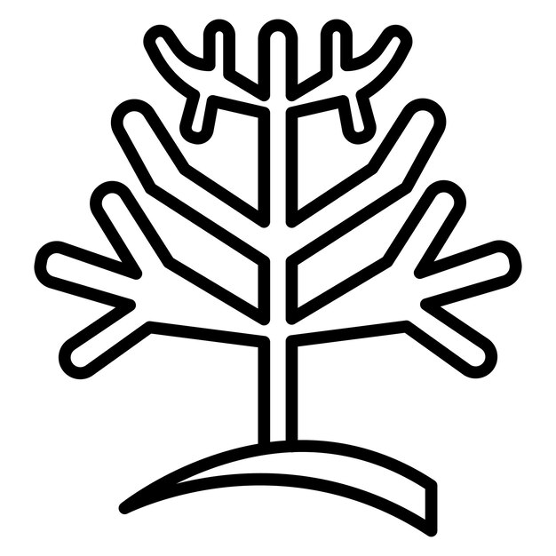 Estilo de ilustración vectorial de arrecifes de coral