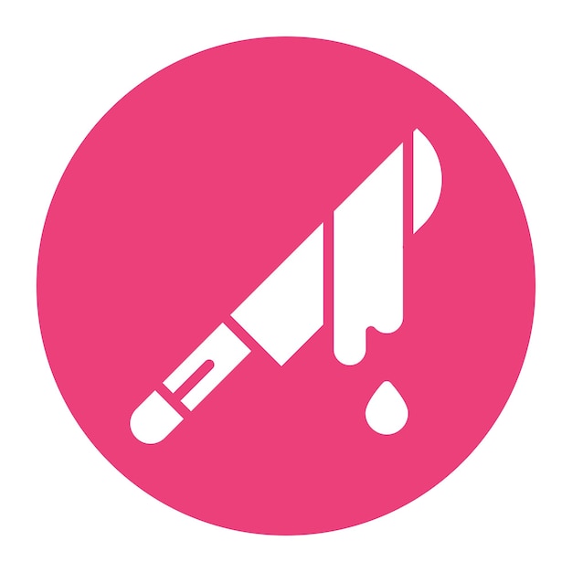 Estilo de ilustración vectorial del asesinato