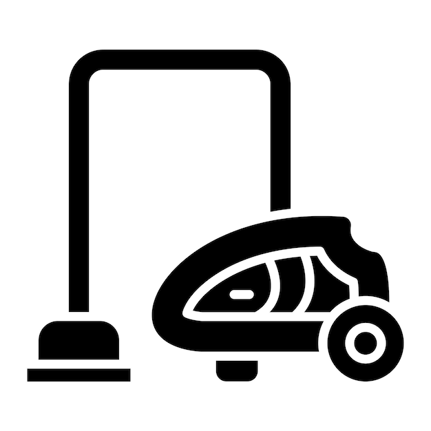Estilo de la ilustración vectorial de la aspiradora