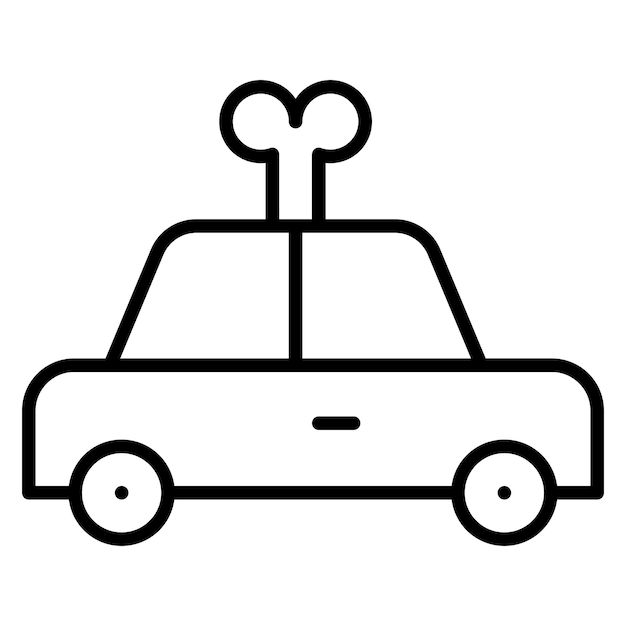 Estilo de ilustración vectorial de automóviles