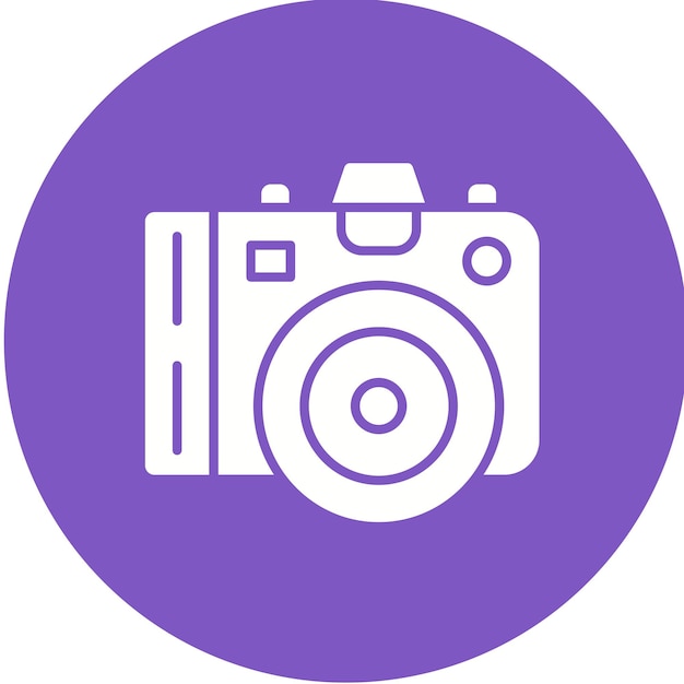 Estilo de ilustración vectorial avanzado de la cámara