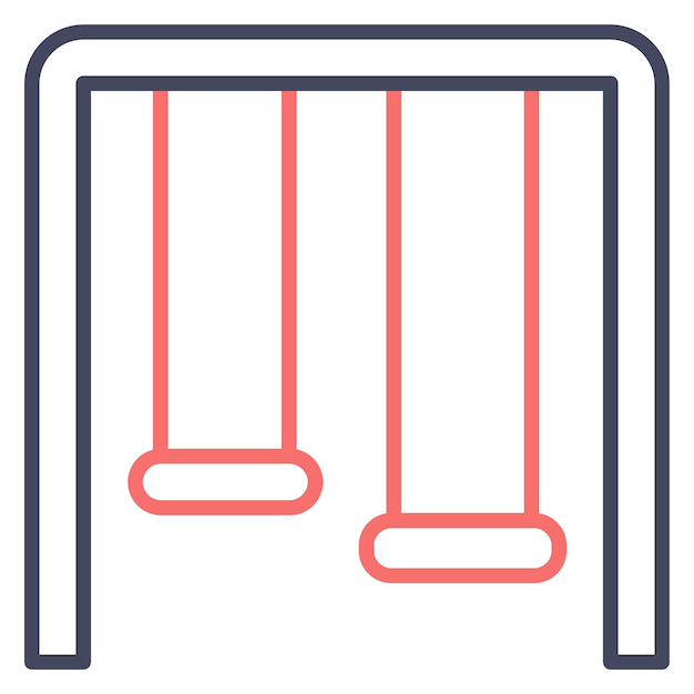 Estilo de ilustración vectorial de balanceo