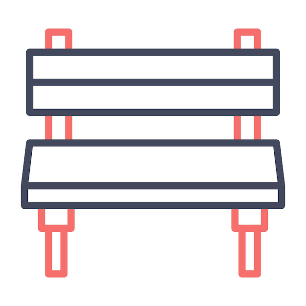 Estilo de ilustración vectorial del banco