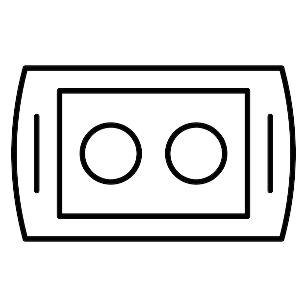 Estilo de ilustración vectorial de la bandeja de horneado