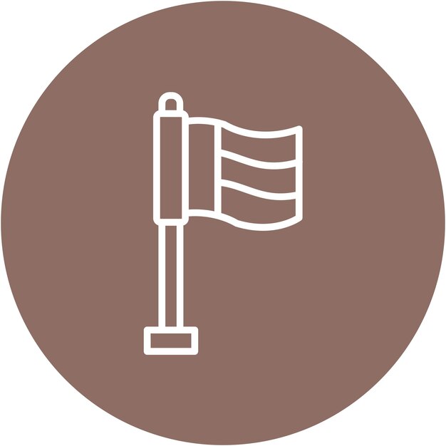 Estilo de ilustración vectorial de la bandera de Dubai