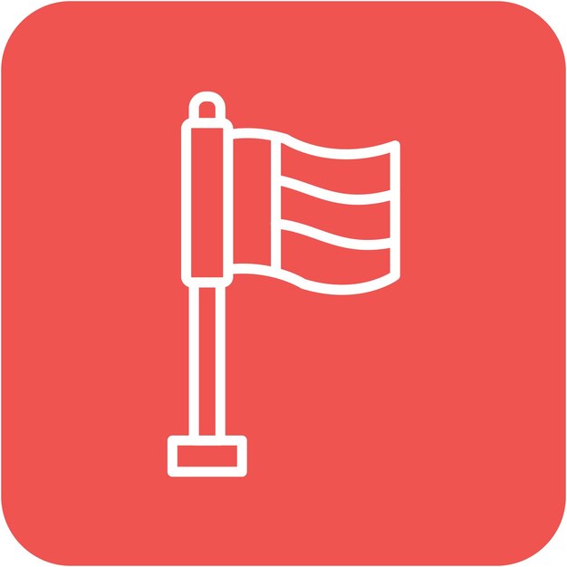 Estilo de ilustración vectorial de la bandera de Dubai