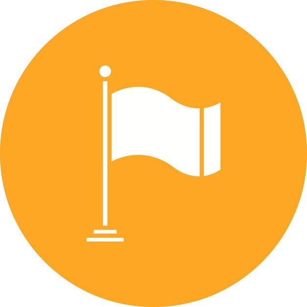 Estilo de ilustración vectorial de la bandera