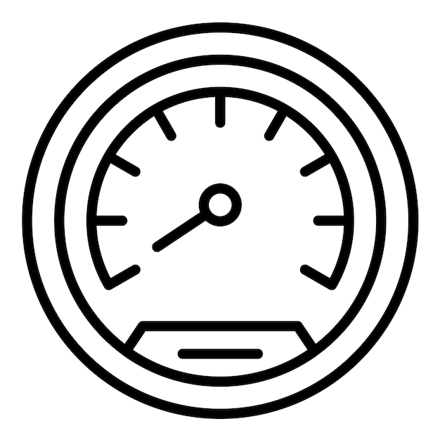 Estilo de ilustración vectorial del barómetro