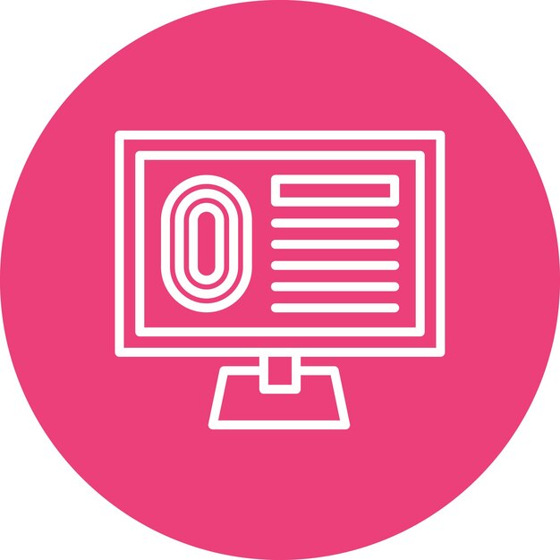 Estilo de ilustración vectorial de la base de datos de huellas dactilares