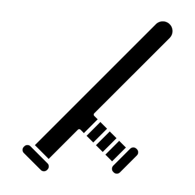 Estilo de ilustración vectorial del bastón