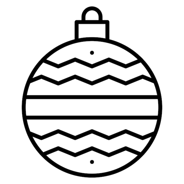 Estilo de ilustración vectorial de Bauble