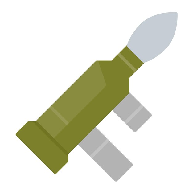 Estilo de ilustración vectorial de Bazooka