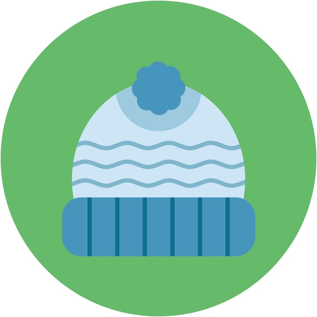 Estilo de ilustración vectorial de beanie