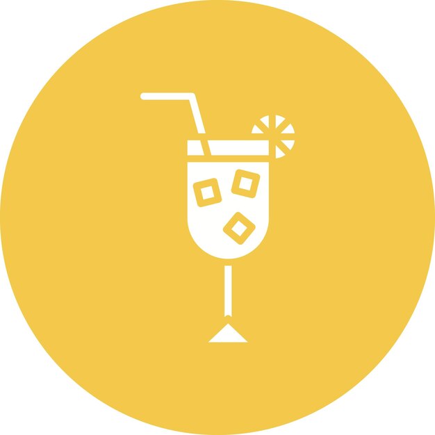 Estilo de ilustración vectorial de bebidas frías