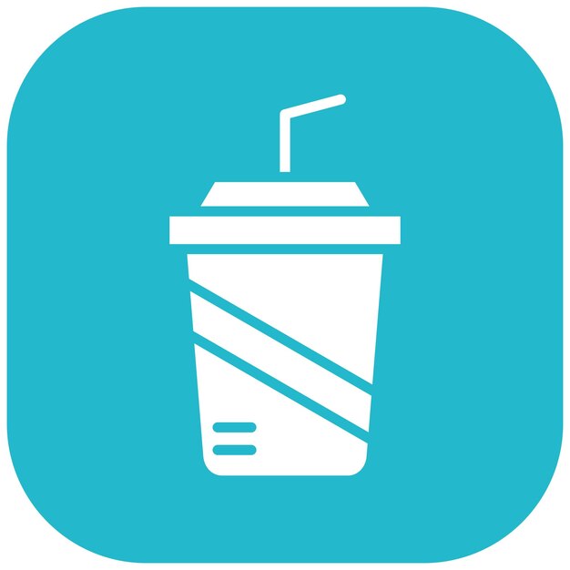 Estilo de ilustración vectorial de bebidas gaseosas
