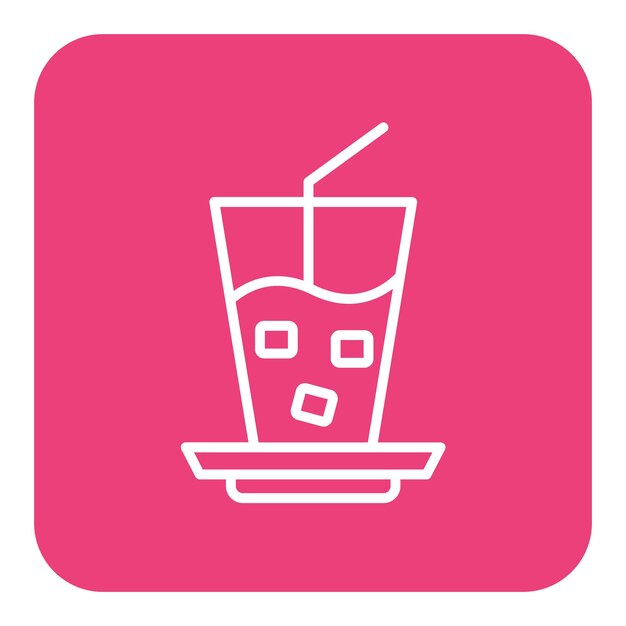Estilo de ilustración vectorial de bebidas