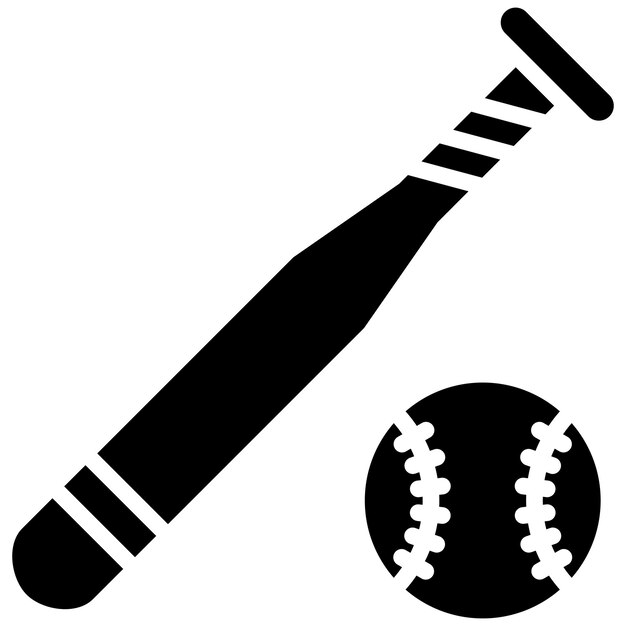 Estilo de ilustración vectorial de béisbol