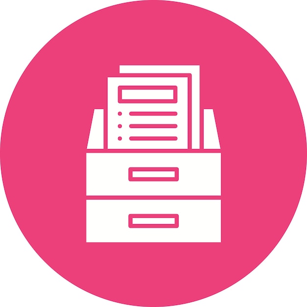 Estilo de ilustración vectorial de la biblioteca de bases de datos