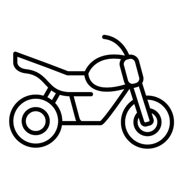 Estilo de ilustración vectorial de bicicletas
