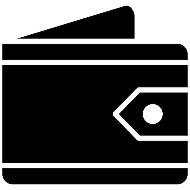 Estilo de ilustración vectorial de la billetera