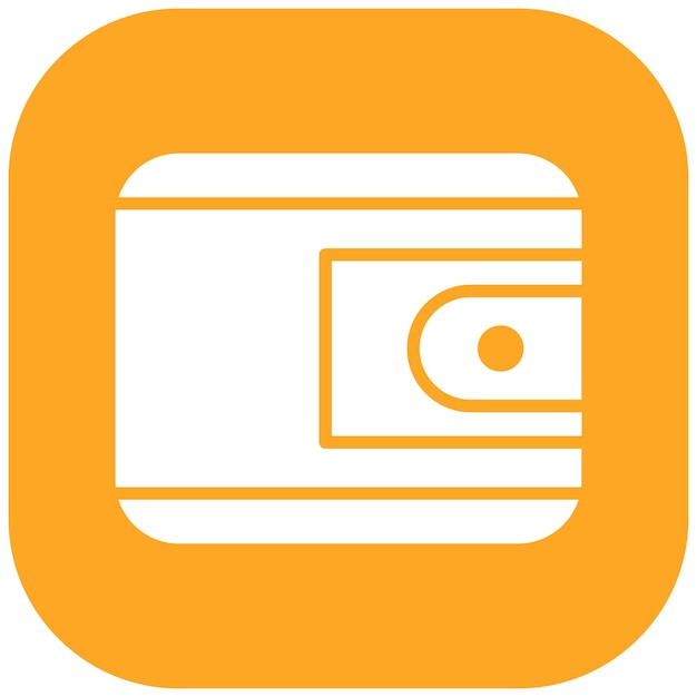 Estilo de ilustración vectorial de la billetera